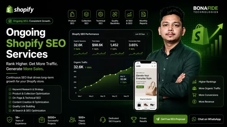 Ongoing Shopify SEO Services